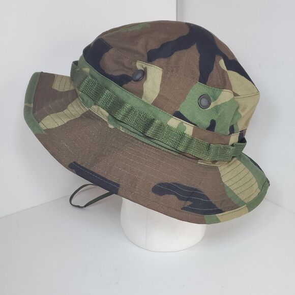 Human Technologies Co Camo Boonie Hat Mens Sz 8 Army Hunting Camping Outdoor - Picture 3 of 7
